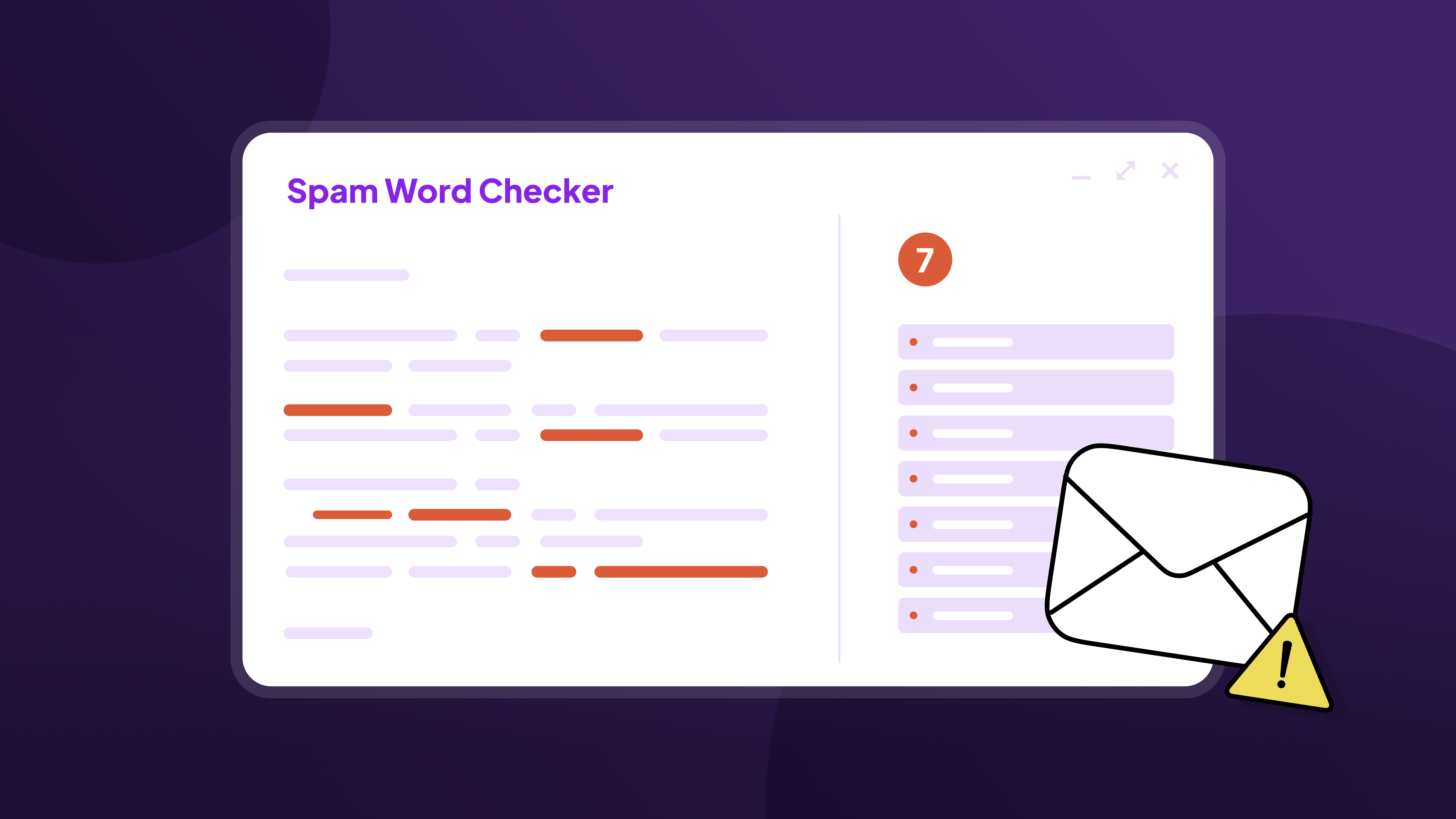 Spam trap words to avoid and how to find them easily before sending your email. preview